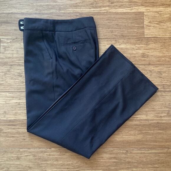 Talbots Wool Wide Leg Lined Trousers, Size 8 - Picture 1 of 11